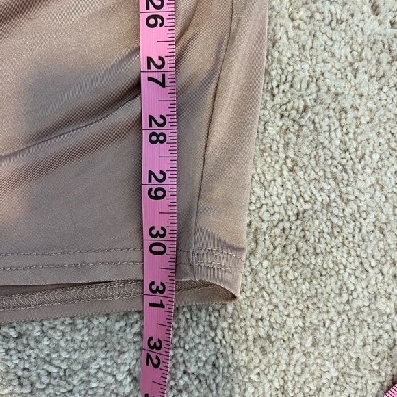 𝅺boohoo Women’s Champagne Pink Twist Dress Size 6 - Picture 6 of 9